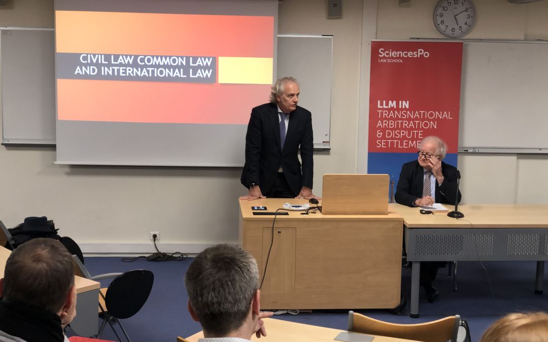 Conferencia – Civil Law, Common Law and International Law