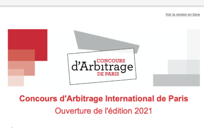 16th edition of the Paris International Arbitration Competition