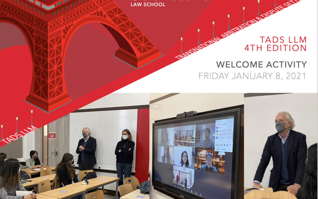 Launch of the 4th edition of TADS LLM at Sciences Po Law School