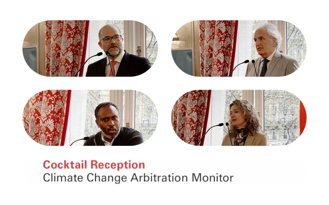Réception pour le lancement du Climate Change Arbitration Monitor