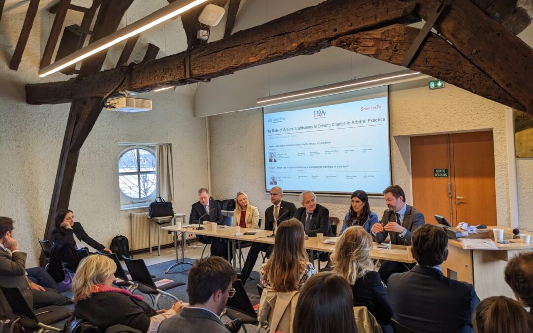 Sciences Po-Queen Mary University of London Arbitration Colloquium – The Role of Arbitral Institutions in Driving Change in Arbitral Practice, (28 March, 2023)