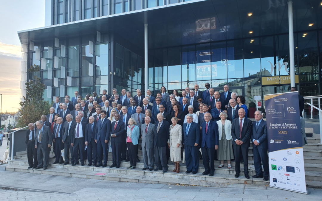 Institut de Droit International, Angers session, Angers, France (27 Aug- 3 Sept, 2023)