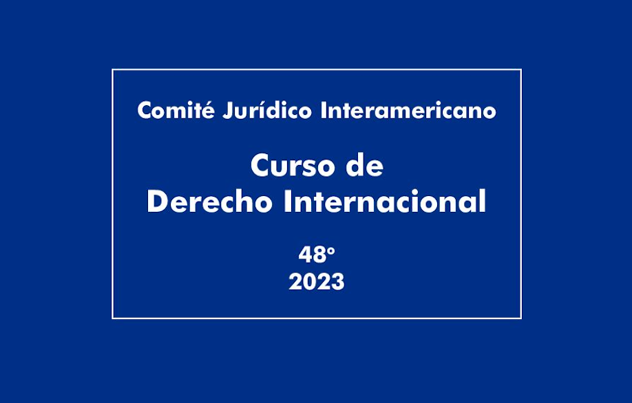 Publication — “El arbitraje transnacional: del exitoso presente al futuro incierto” (XLVIII OAS/OEA’s Curso de Derecho Internacional)