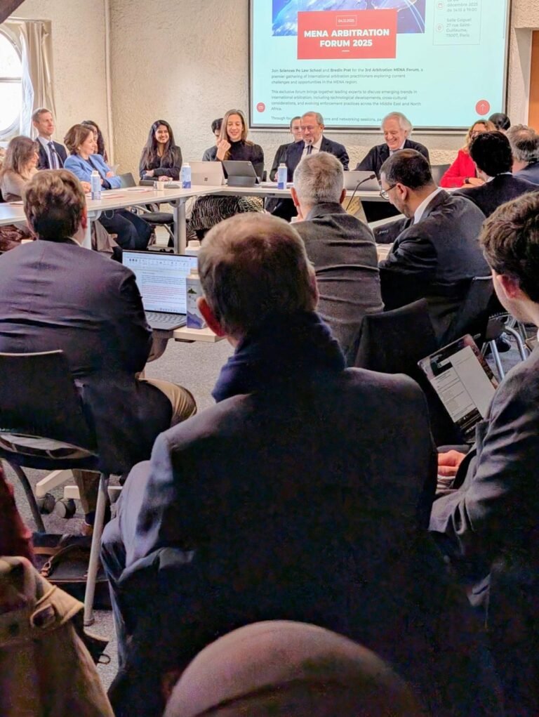 3rd MENA Arbitration Forum at Sciences Po, Paris (4, December 2025)