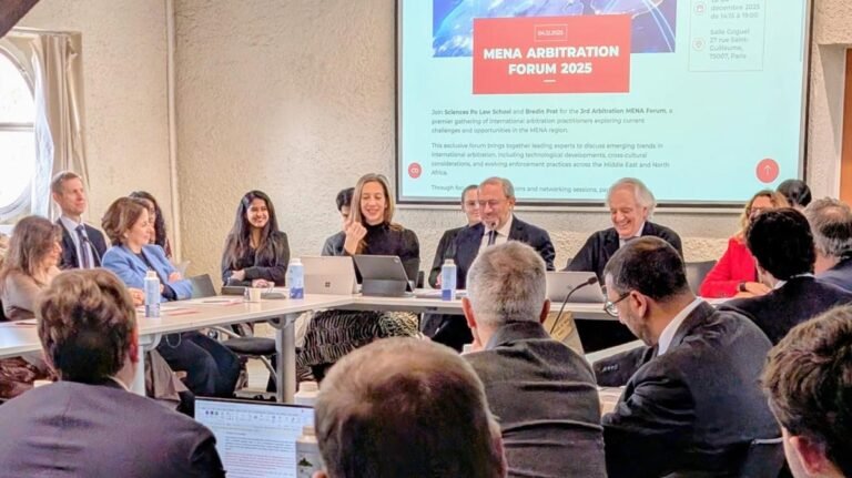 3rd MENA Arbitration Forum at Sciences Po, Paris (4, December 2025)