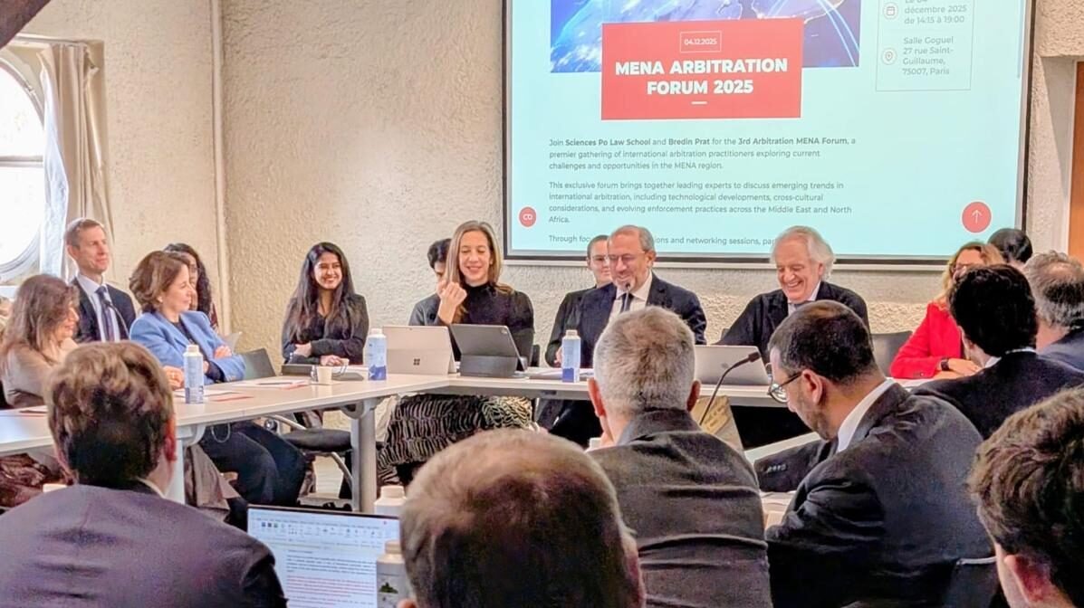 3rd MENA Arbitration Forum at Sciences Po, Paris (4, December 2025)